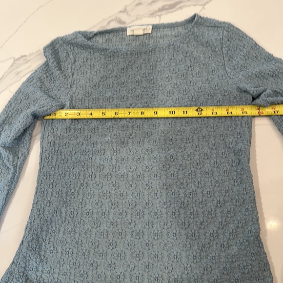 TREASURE & BOND blue blouse size small - Picture 10 of 10
